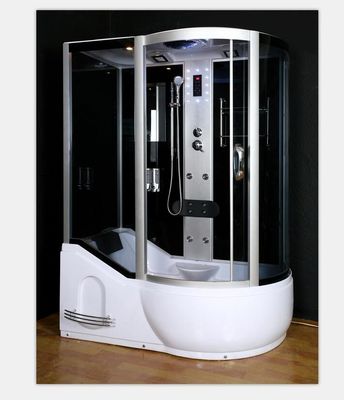 Porcellana Multi recinzioni della doccia della vasca di funzione, cabina della doccia del vapore del regolatore di Digital fornitore