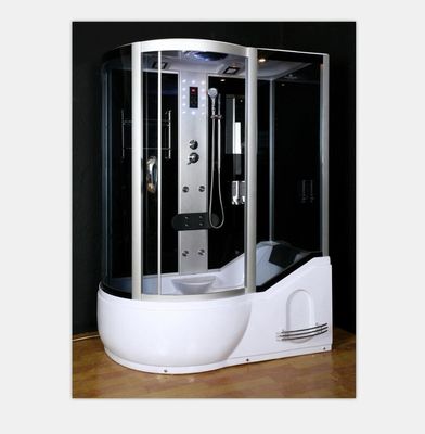 Porcellana Recinzione lucidata della doccia del vapore della struttura, stile scorrevole della singola porta del cubicolo della doccia del vapore fornitore