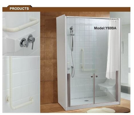Porcellana Passeggiata unica di progettazione in radiatore termostatico della vasca gente combinata/anziana della doccia e del bagno fornitore
