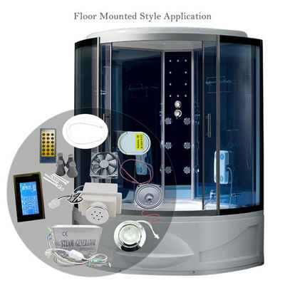Porcellana Multi attrezzatura funzionale del bagno a vapore con il grandi touch screen/altoparlante LCD della radio fornitore