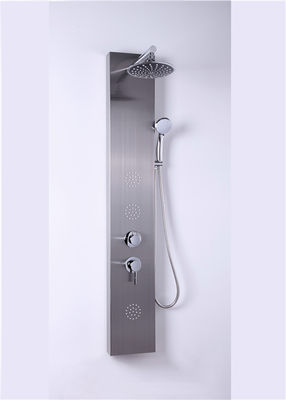 Porcellana Pannello spazzolato della doccia dell'acciaio inossidabile, resistenza della corrosione del pannello della doccia della cascata fornitore