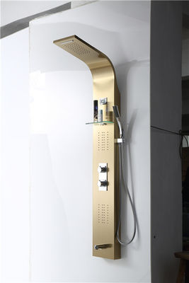Porcellana Pannello della torre della doccia controllato 5 modi, impronta digitale del pannello della doccia di Valore del bagno anti fornitore