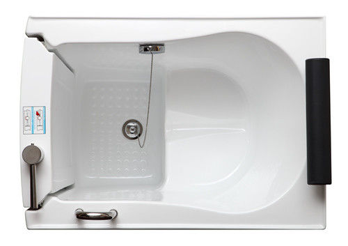 Porcellana Passeggiata a 40 pollici nella doccia della vasca combinata, passeggiata di lunghezza di anti slittamento di sicurezza piccola in vasca fornitore
