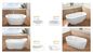 Vasca acrilica di massaggio di varia dimensione/colore indipendente acrilico di bianco della vasca fornitore