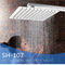 Testa di doccia ultra sottile dell'acciaio inossidabile, angolo capo quadrato della doccia di piovosità regolabile fornitore